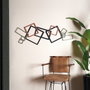 Wallity APT753LSGSWR Accesorio decorativo de pared de metal